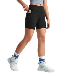 Uniqlo Kids Black Active Biker Shorts